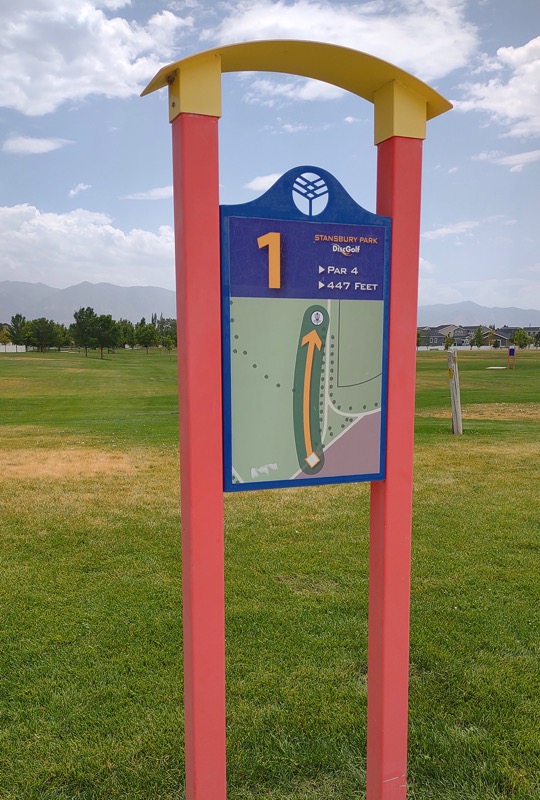 Stansbury Park Disc Golf – Sign design