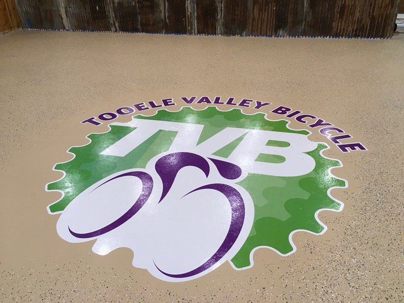 Tooele Valley Bicycle – 8' Floor Graphic