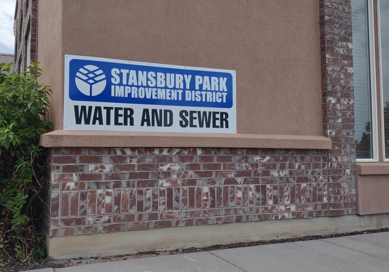Stansbury Water and Sewer – Sign production