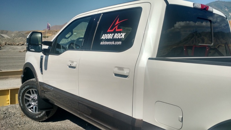 Adobe Rock – Fleet design, production and installation of cut vinyl