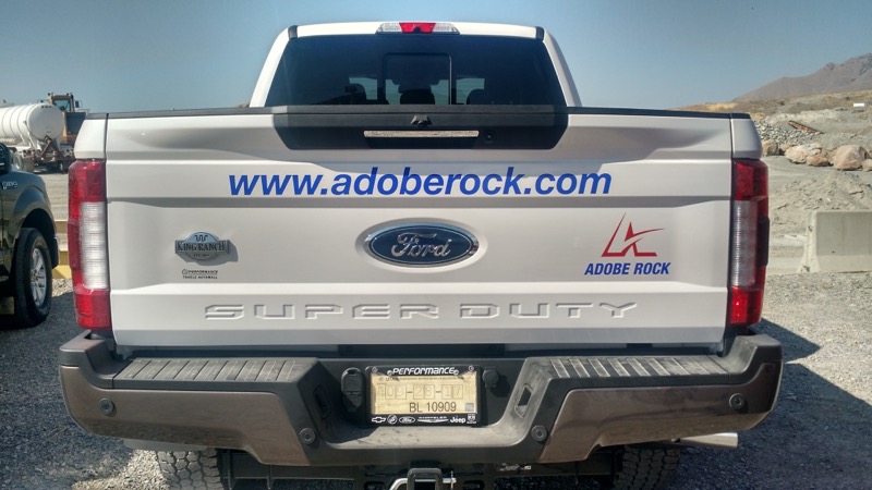 Adobe Rock – Fleet design, production and installation of cut vinyl