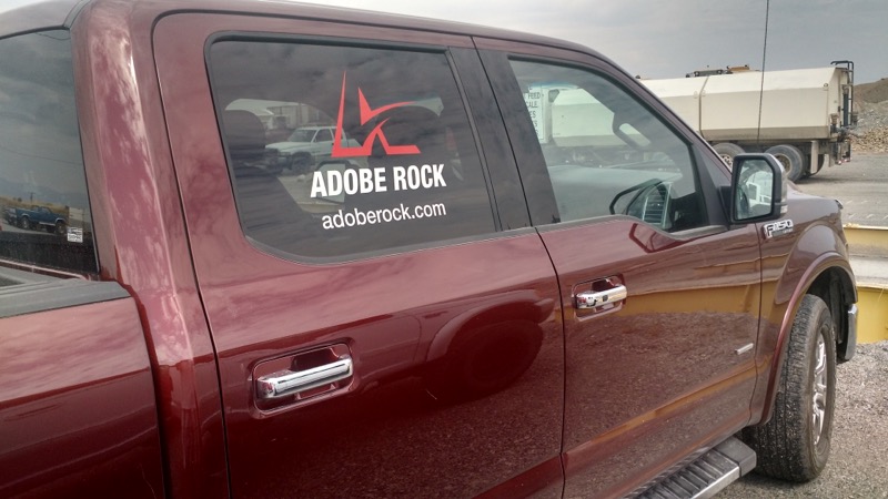 Adobe Rock – Fleet design, production and installation of cut vinyl